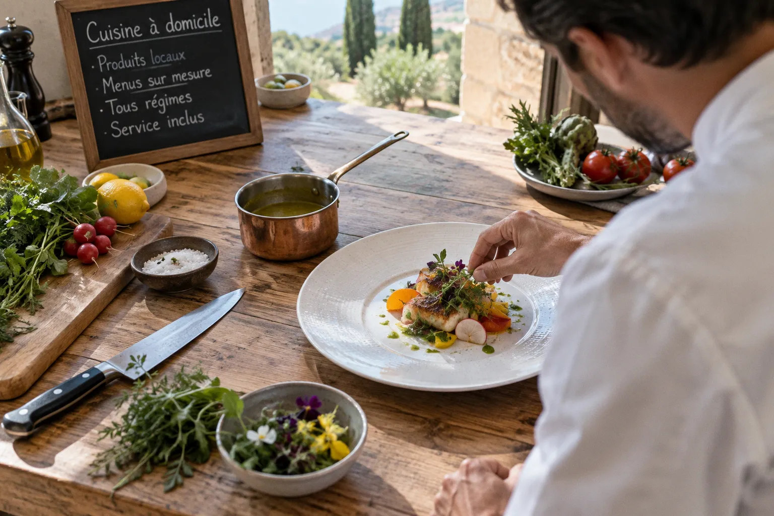 Chef privé à domicile : décryptage des tarifs et prestations