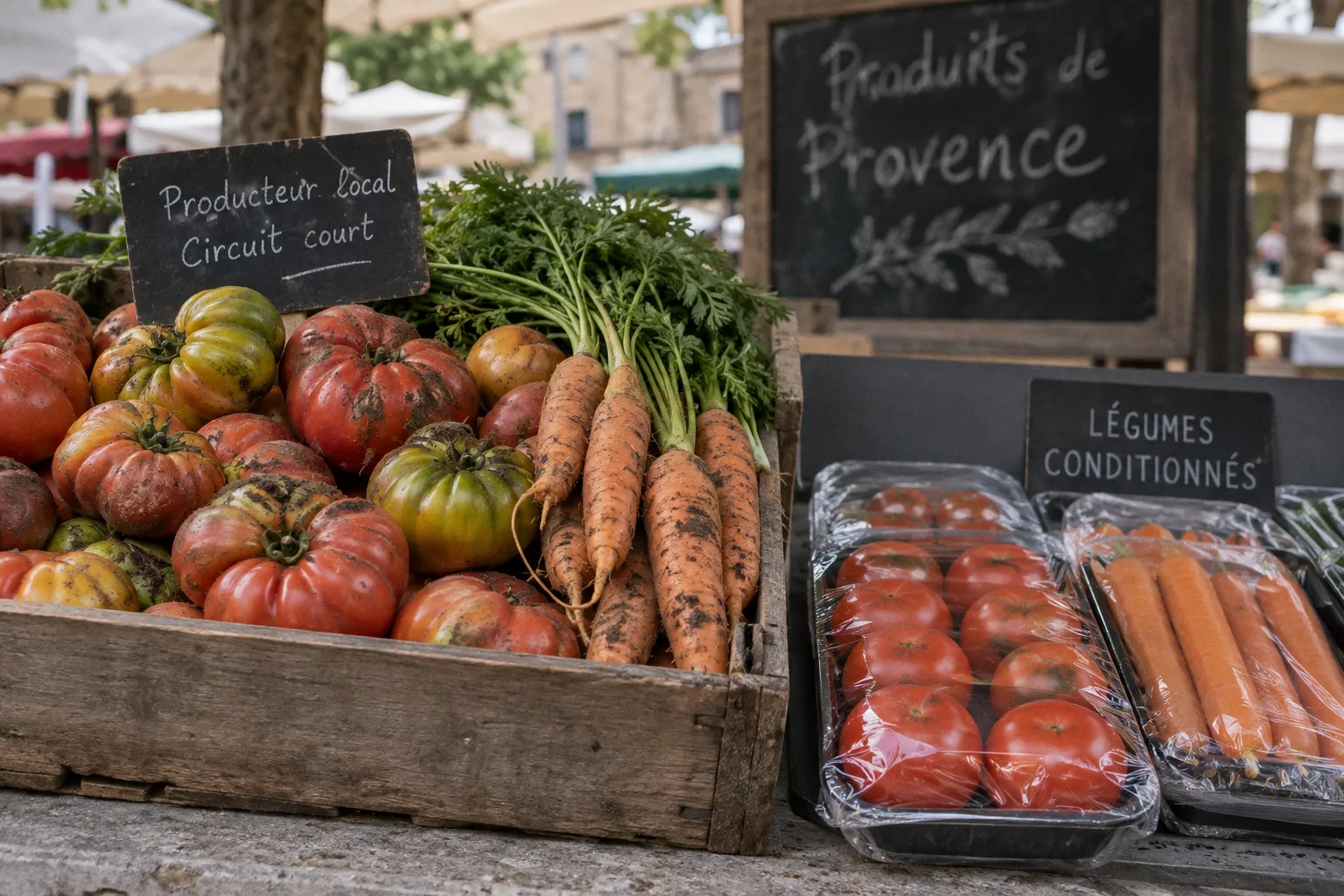 Marchés de producteurs ou supermarchés : deux visions du terroir