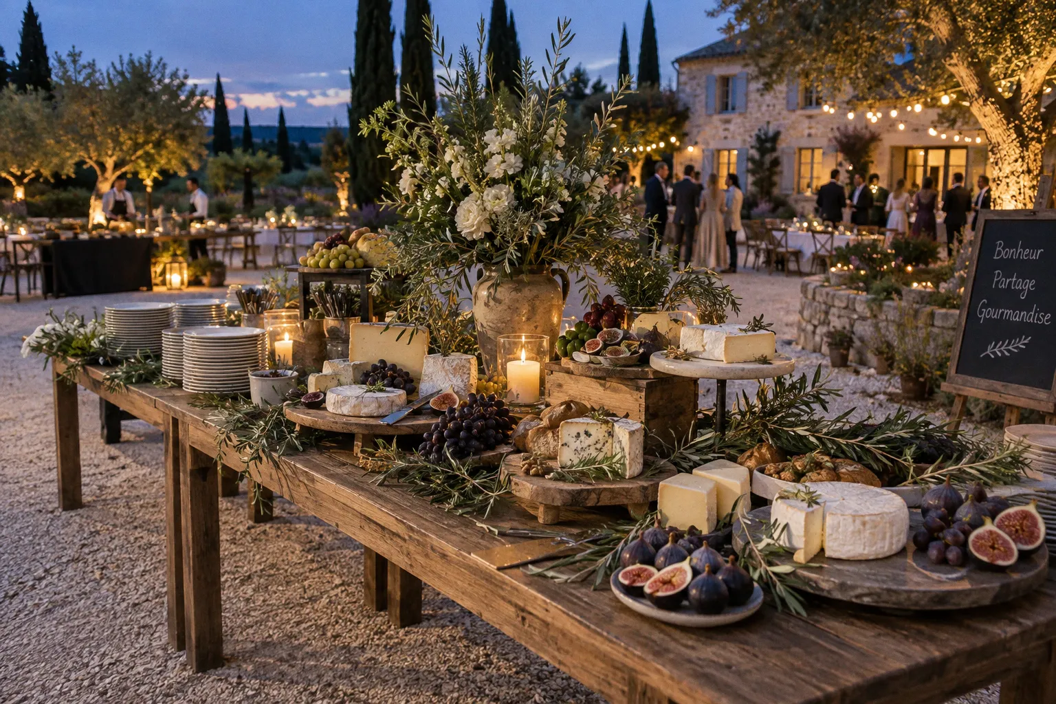 Scénographie d'un buffet de mariage : l'art de la mise en scène
